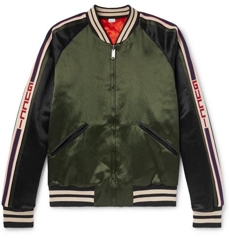 Gucci twill blouson jacket